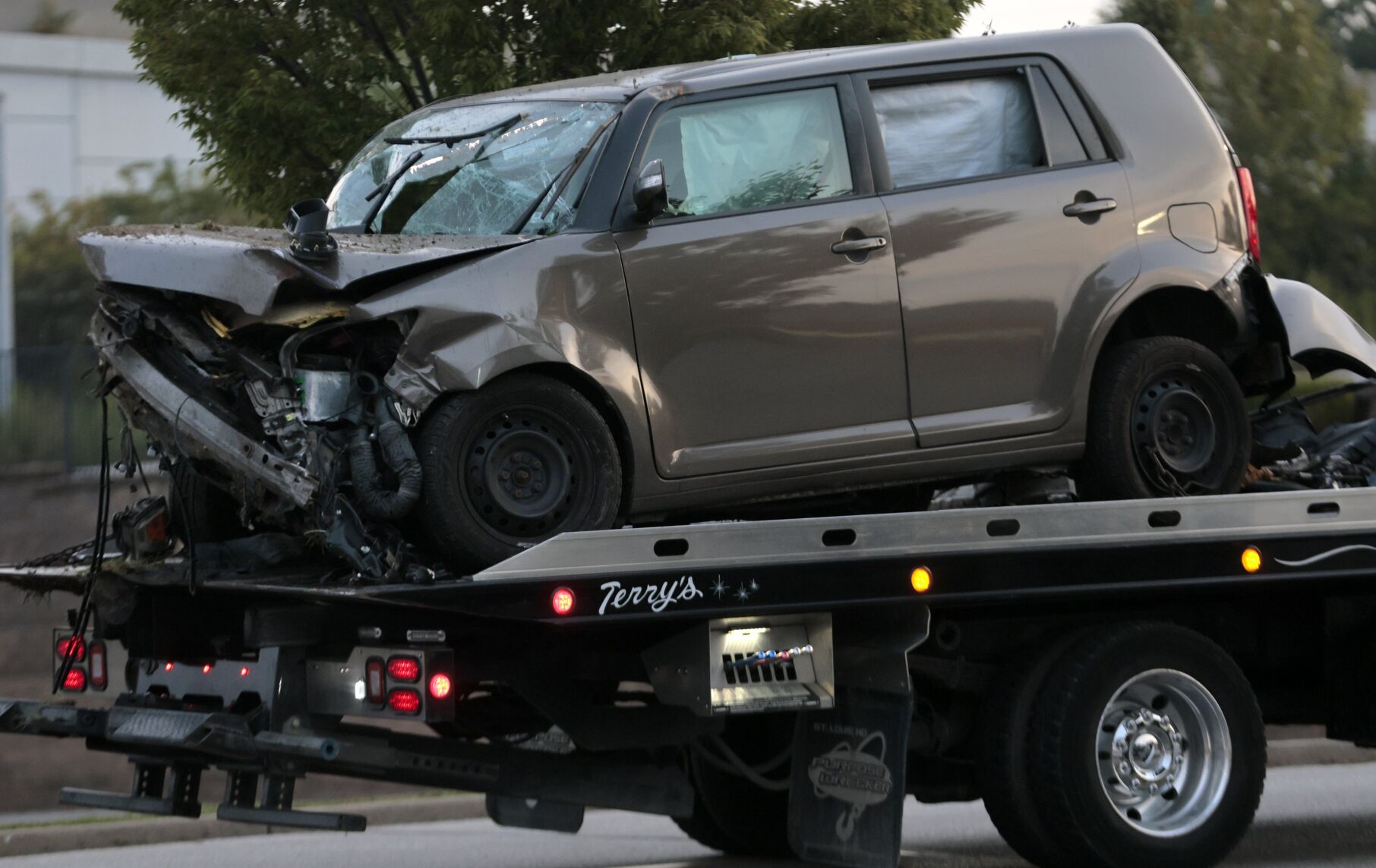 Woman dies after her vehicle slams into Target store in Brentwood