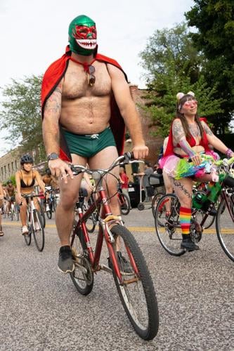 2022 World Naked Bike Ride in St. Louis