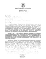 Andrew Bailey's letter to Sam Page on the prosecutor appointment
