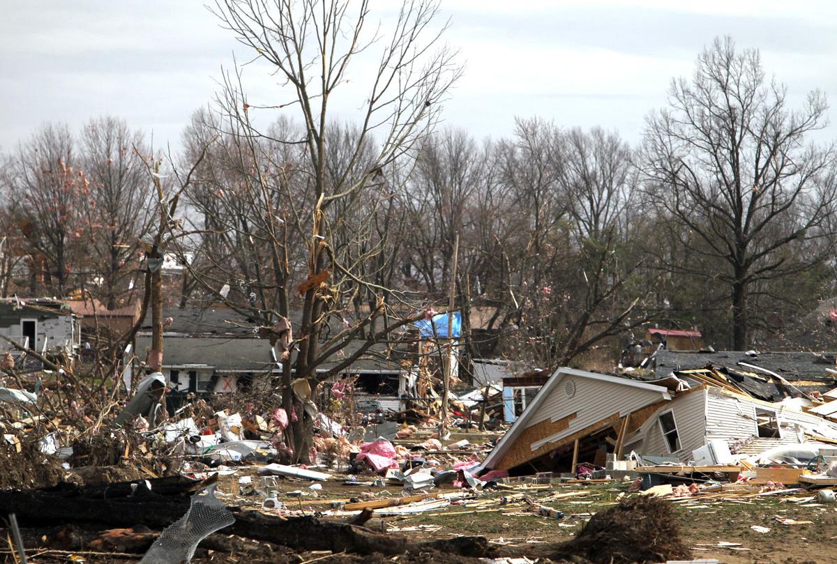 Harrisburg Tornado Aftermath- Water Street nieghborhood