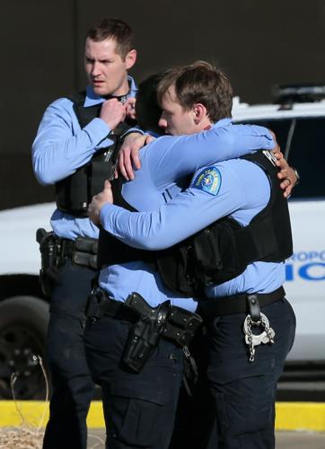 Two St. Louis police officers shot