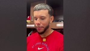 Cardinals' Joshua Baez reacts after 'surreal' MLB debut