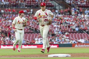 Cardinals take on Rockies at Busch Stadium
