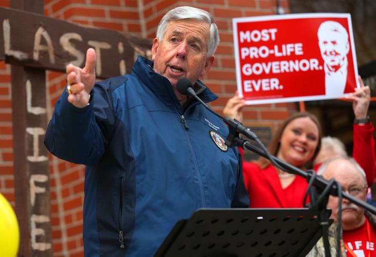 Parson speaks at Midwest March for Life