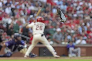 Cardinals take on Rockies at Busch Stadium
