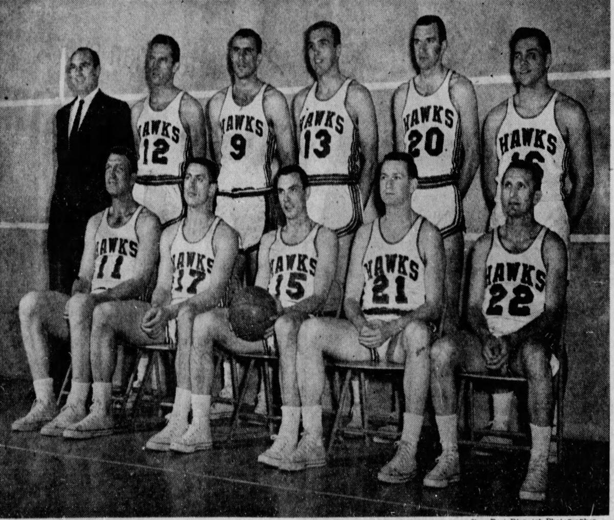 Bob Pettit.St. Louis Hawks Basketball