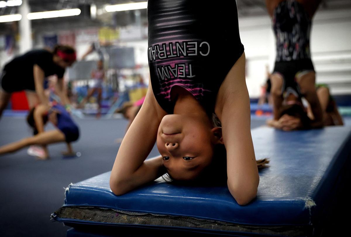 Local gymnasts train for the love of the sport