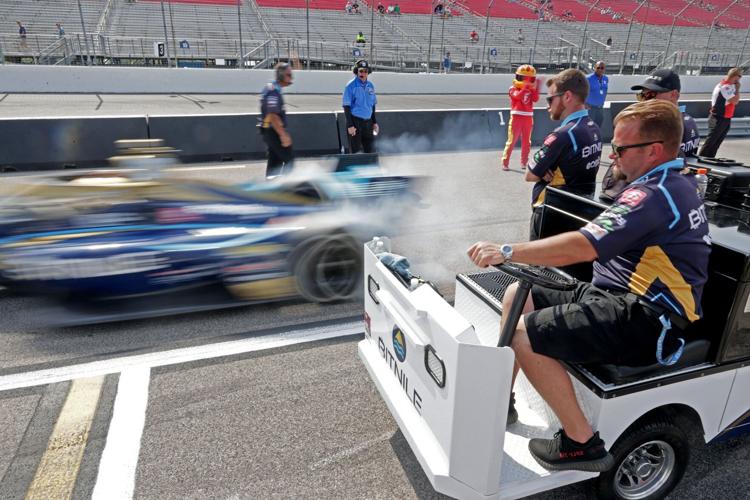 Power Matches Andretti For Career Poles For Race At World Wide Raceway Sports Stltoday Com