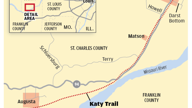 Katy Trail Defiance To Augusta Health Stltoday Com