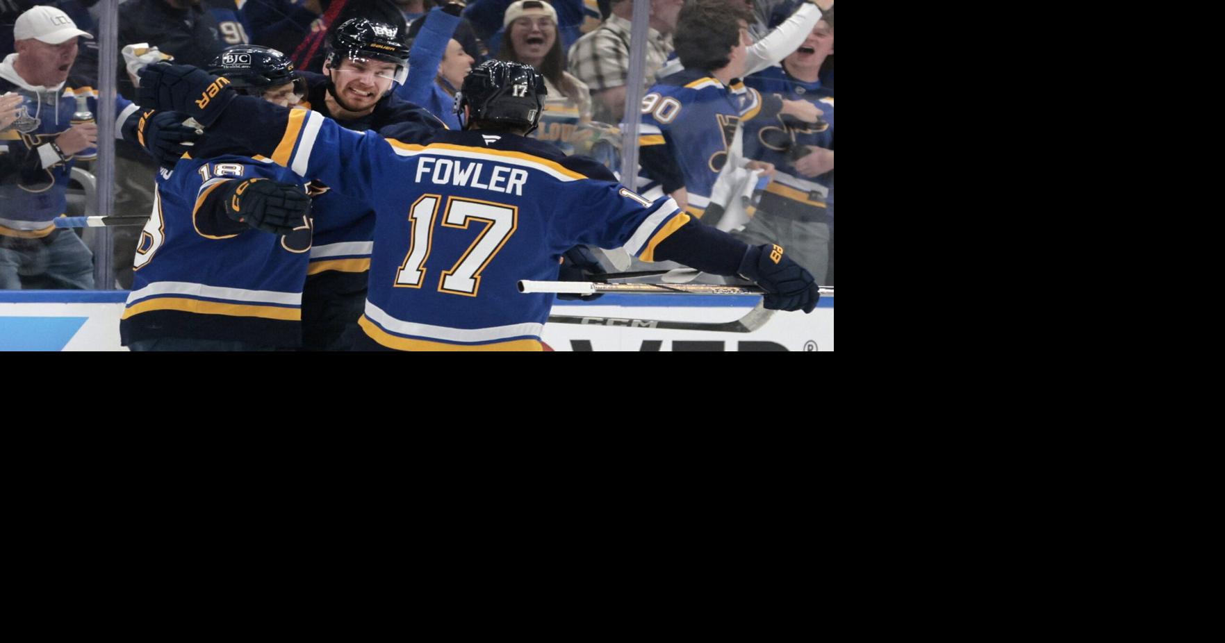 Photos: Buchnevich nets hat trick in Blues 7-2 win over Jets in Game 3