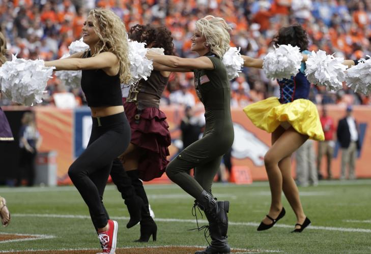 NFL cheerleaders get in the Halloween spirit