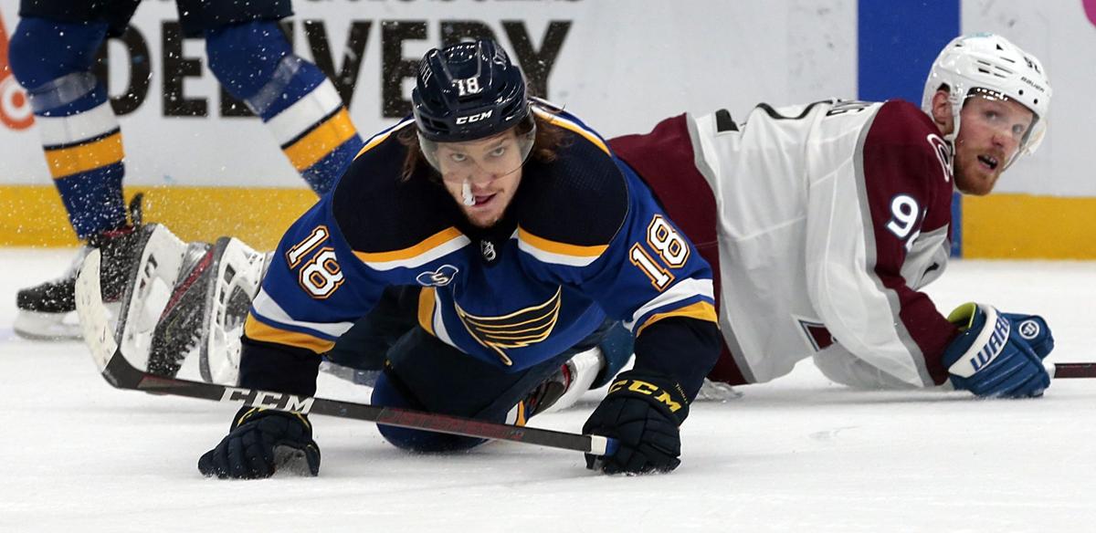 Blues swept from playoffs with 5-2 loss to Colorado