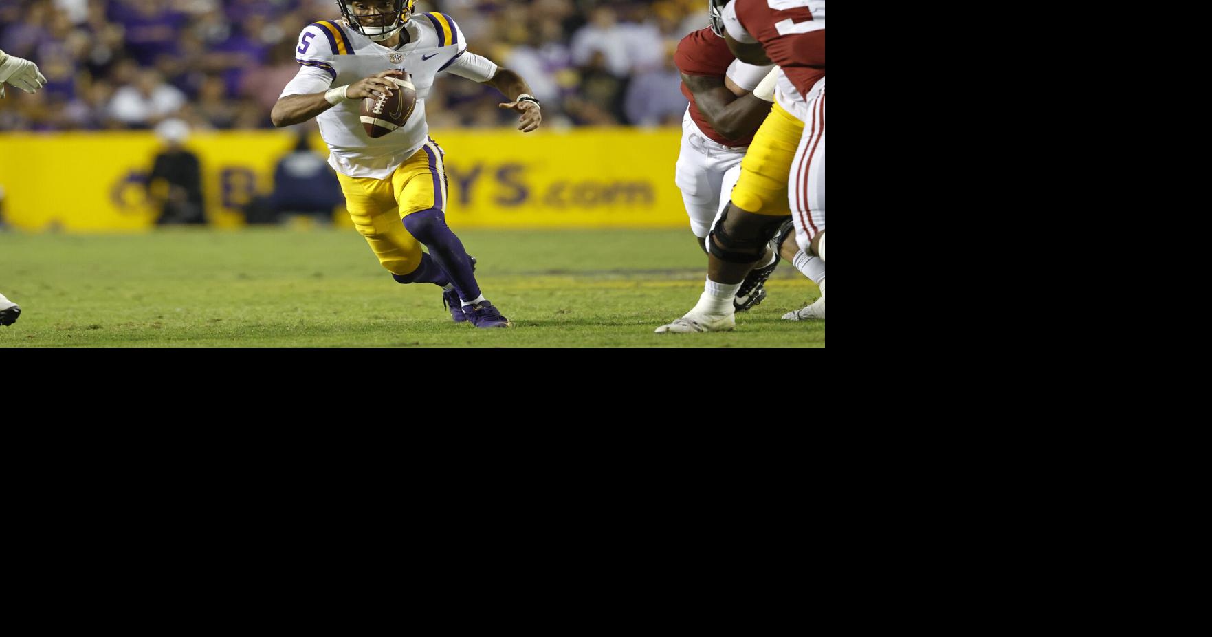 What time is the No. 7 LSU vs. Arkansas football game? TV channel, live stream info, too