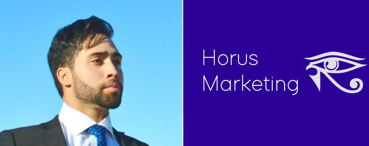 Morgan Johnson, owner of Horus Marketing LLC
