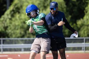 Marquette football practice
