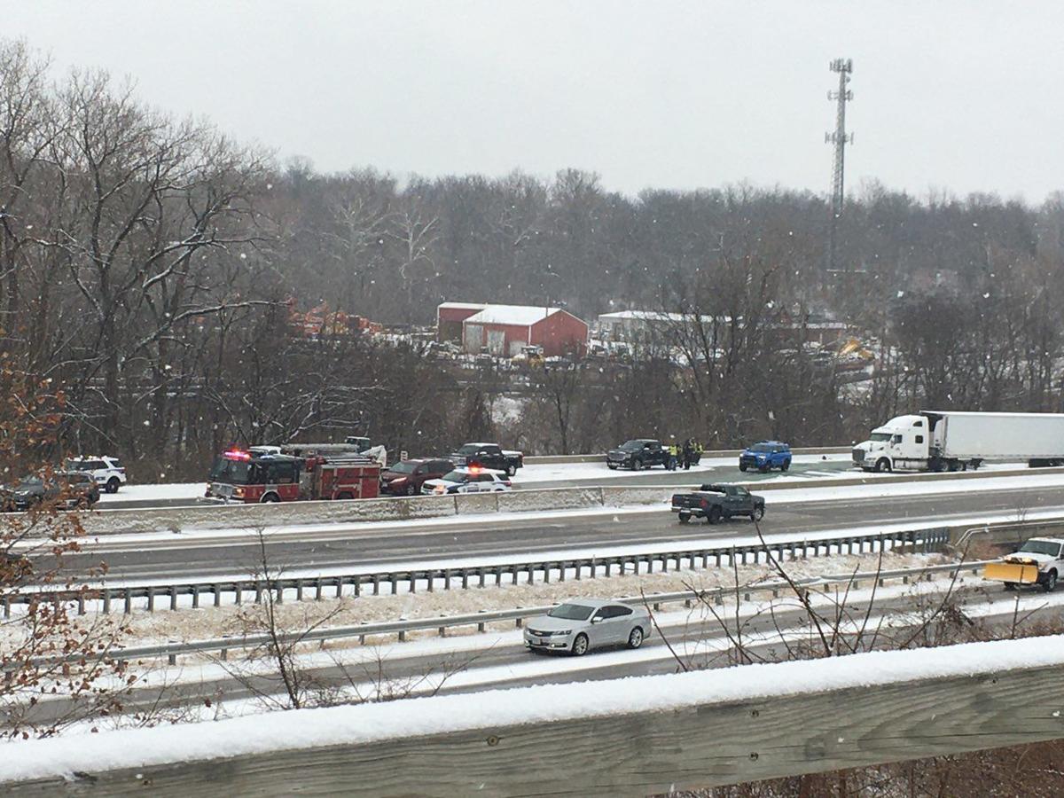 Snow Show Slow Moving System Leads To Crashes Businesses Closing