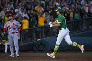 MLB: St. Louis Cardinals at Athletics