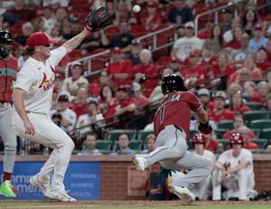 The St. Louis Cardinals and the Arizona Diamondbacks play at Busch Stadium for game two of four