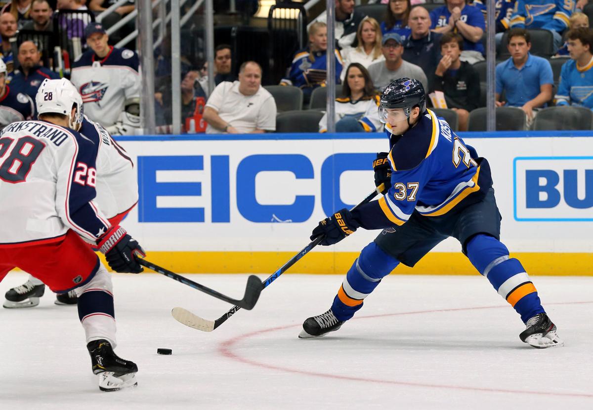Columbus Blue Jackets vs the St. Louis Blues, pre-season