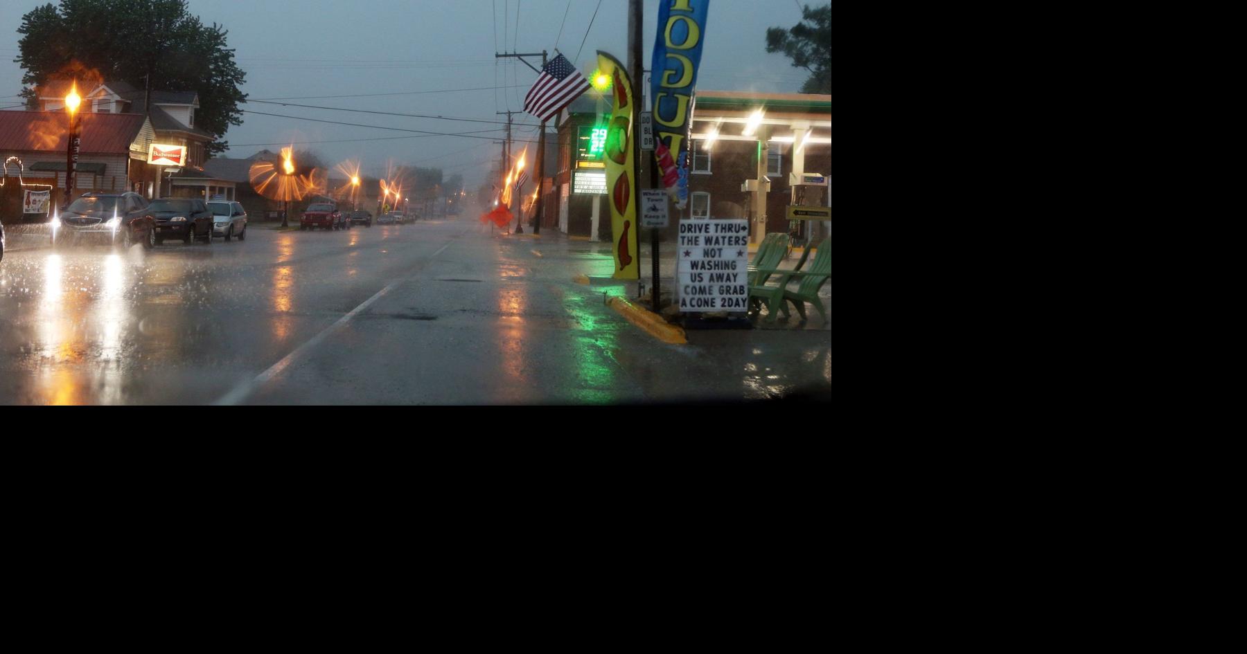 Grafton flood waters rise quickly during storm Thursday
