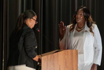 Superintendent Scarlett Inducted