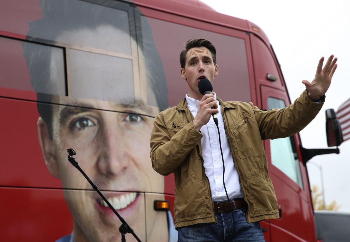 On the road with Missouri Attorney General and Republican U.S. Senate candidate Josh Hawley