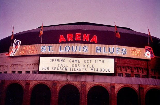 Former site of St. Louis Arena 