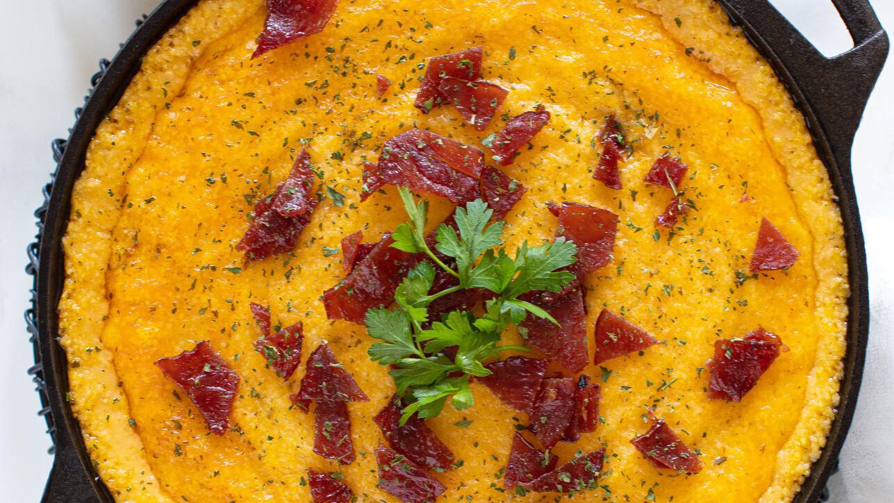 This Southern grits casserole is packed with bacon and cheese