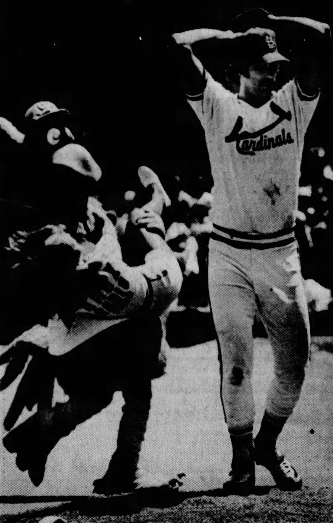 Meeting Fredbird the first time, 1979