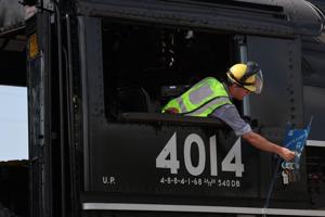 Union Pacific’s “Big Boy” train arrives at Union Station in St. Louis