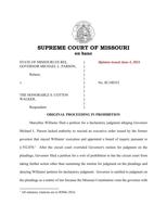 Missouri Supreme Court sides with governor in death row case