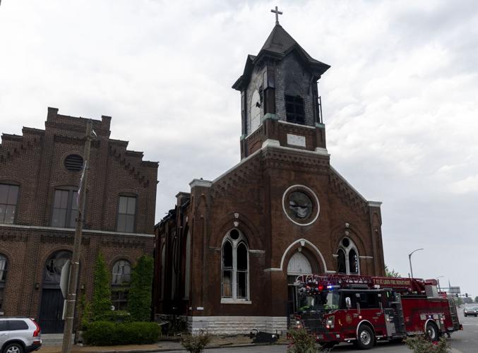 Fire damages old Soulard church building