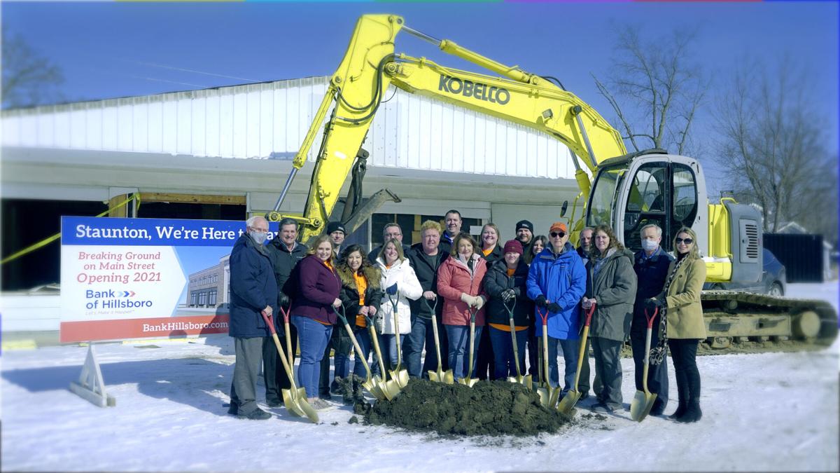 Bank of Hillsboro Holds Groundbreaking Ceremony to for New Staunton Branch.
