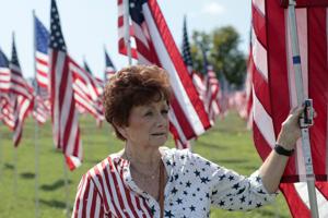 Flags of Valor memorial on Art Hill marks 25th anniversary of September 11 terrorist attacks
