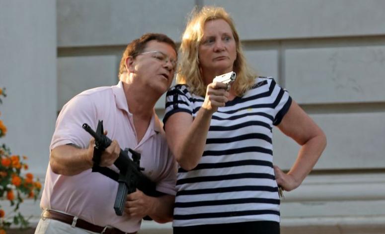 The St. Louis couple charged with waving guns at protesters have a ...
