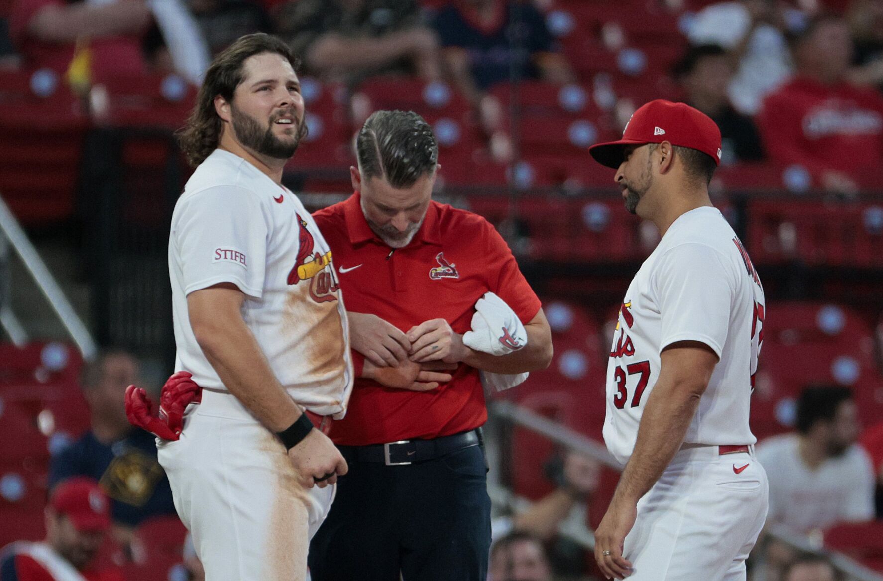 Alec Burleson Attempts A Transformation To Become A Viable Outfield ...