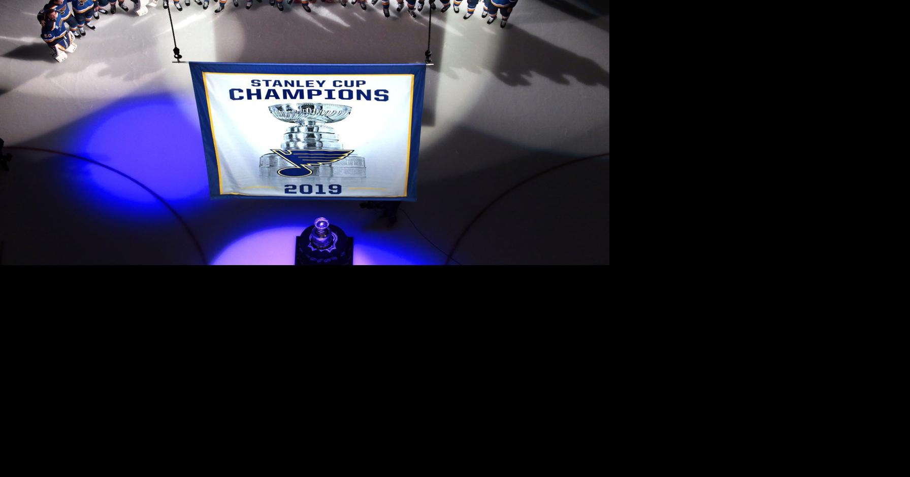 Blues raise Cup banner to rafters