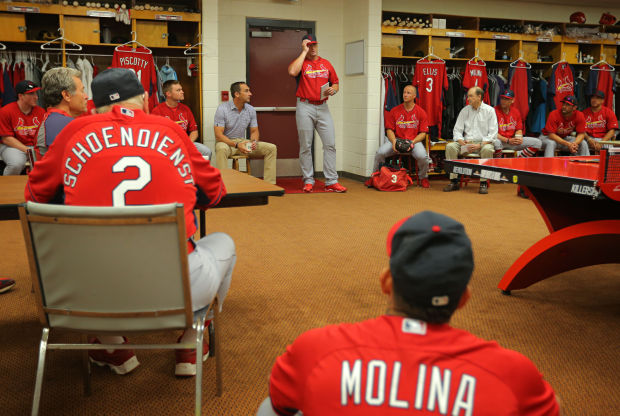 Experience the Cardinals' locker room in full panorama