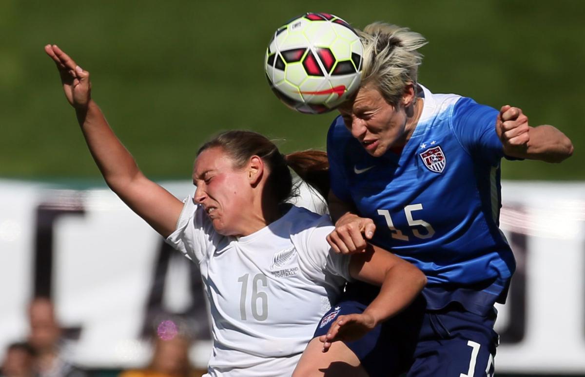 U.S. women's soccer team wins over New Zealand at Busch Stadium