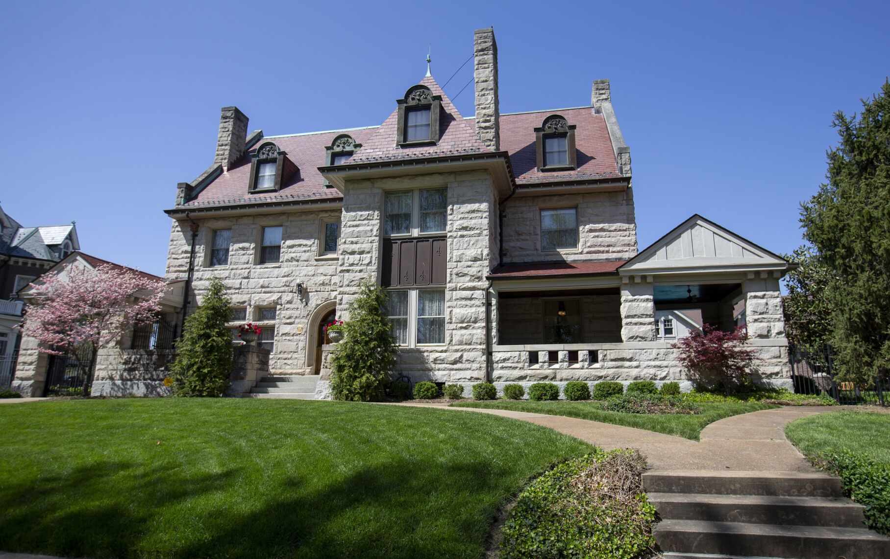 Elegant home designed by Theodore Link featured on Compton Heights