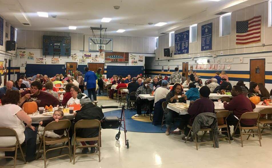 For 19 years, St. Ferdinand's annual Thanksgiving meal has offered family  as well as food