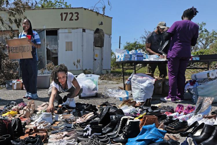 Pop-up donation on the old Auto Lot
