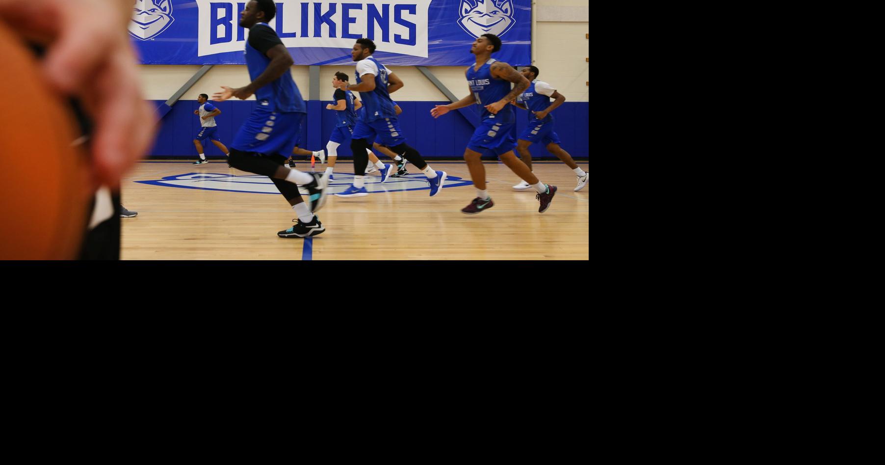 SLU men's basketball team practices amid uncertainty