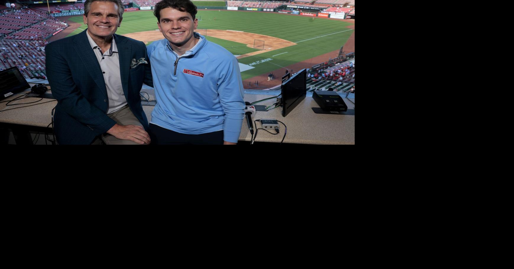 Another Caray, this time Stefan, about to step into Cardinals' broadcast booth: Media Views