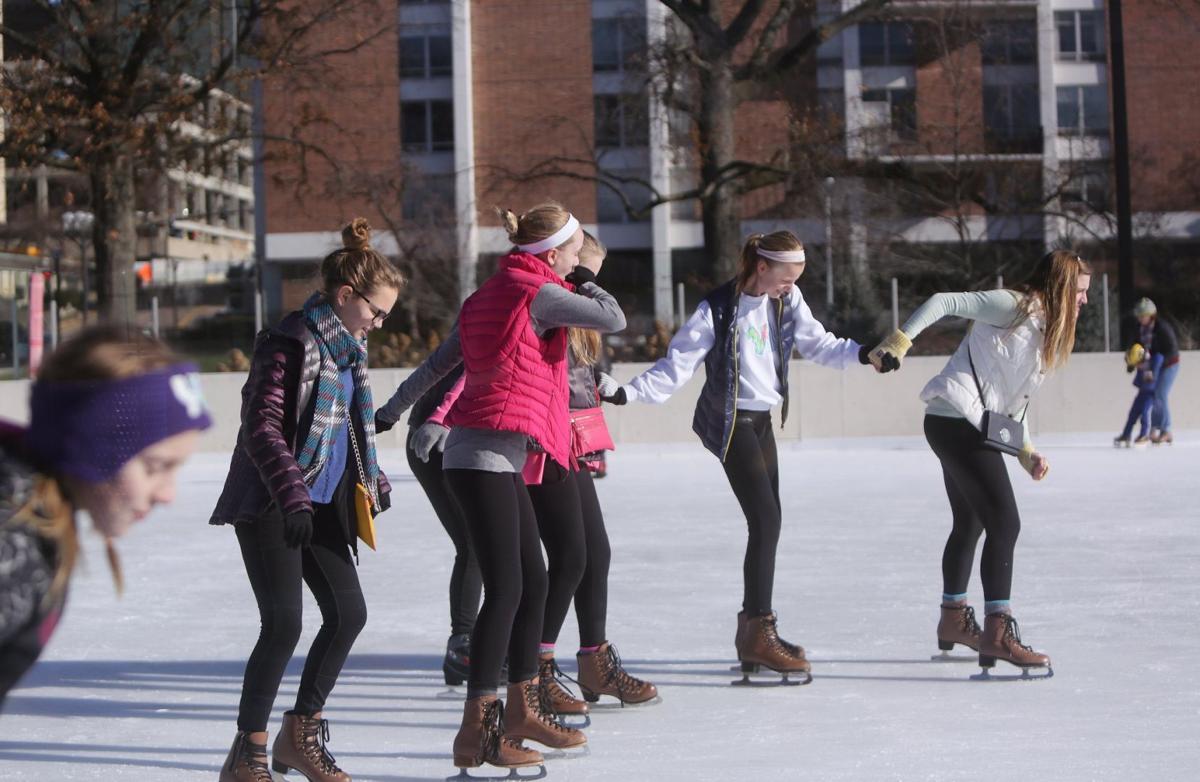 Skaters hit the ice at Shaw Park Ice Rink Multimedia