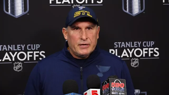 Watch now: Coach Berube talks about going up against the Wild in Game 6