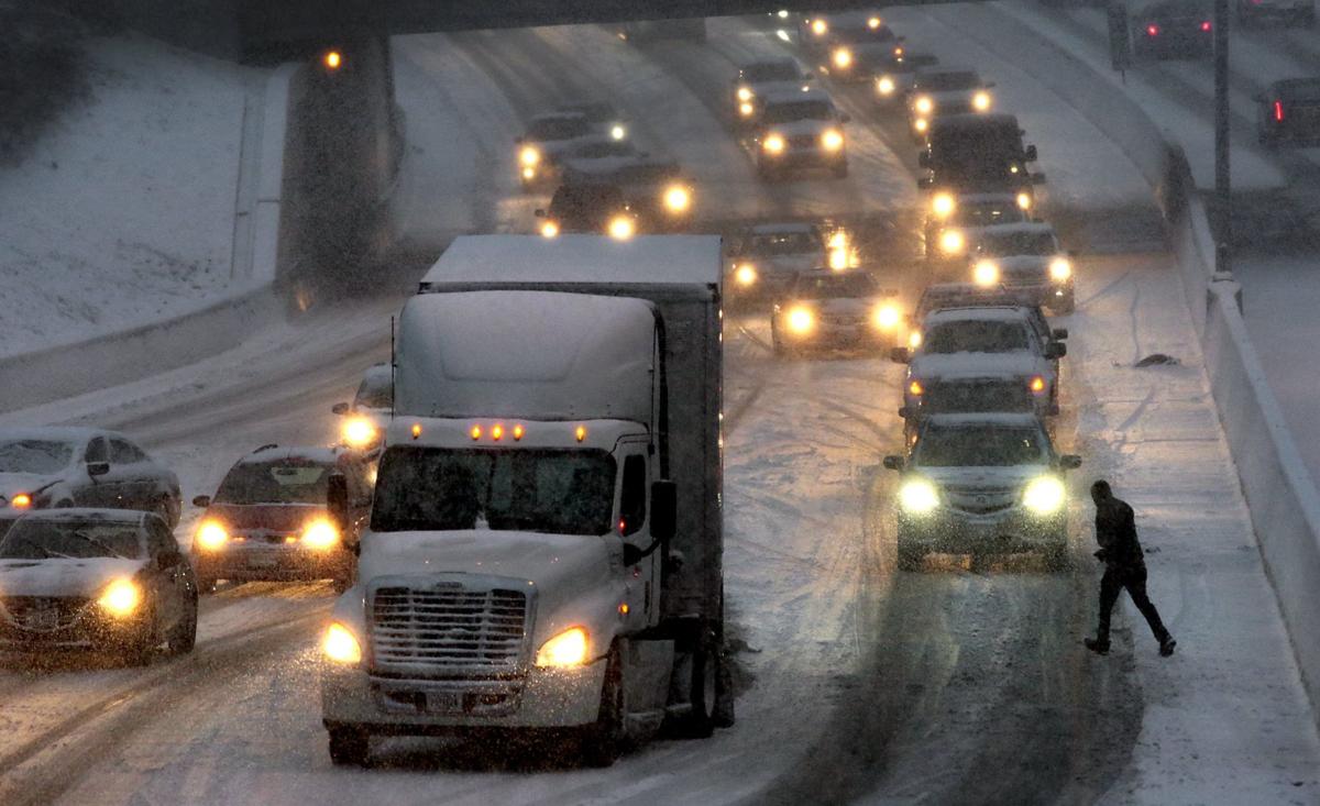 wallpapers Heavy Snow Storm Night massive winter storm dumps heavy snow