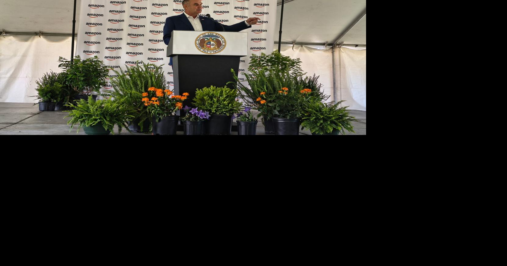 Amazon and local and state leaders, including Gov. Mike Kehoe, used the event to tout a list of benefits they expect the project to provide and praised its significance.