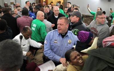 Proposed civilian oversight review board draws crowd to City Halll