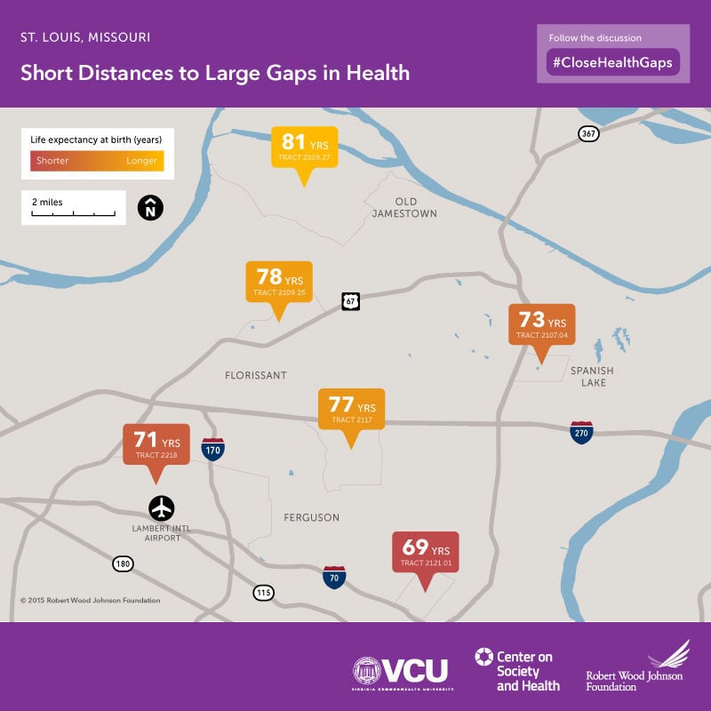 Life expectancy in St. Louis depends greatly on geography | Health | 0